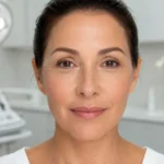 Upper and Lower blepharoplasty results showing refreshed youthful eyes after eyelid surgery