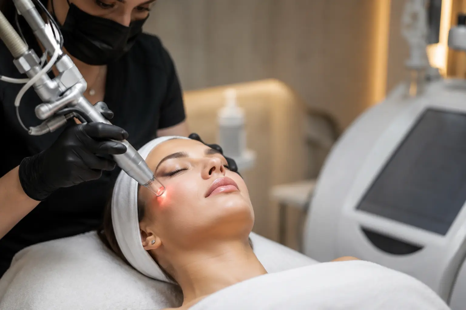how much is co2 laser treatment facial resurfacing procedure in modern aesthetic clinic