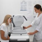 Autorefractor eye exam