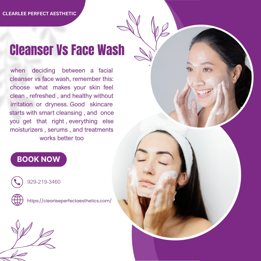 Cleanser Vs Face Wash