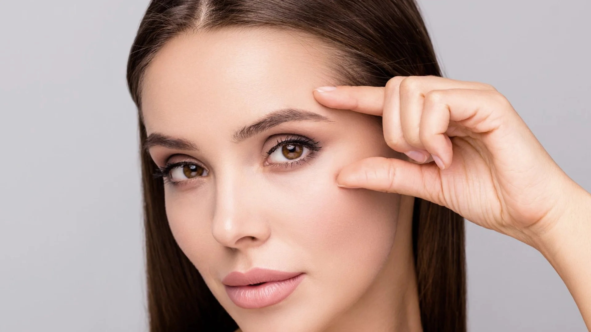 Botox brow lift injection points on forehead diagram