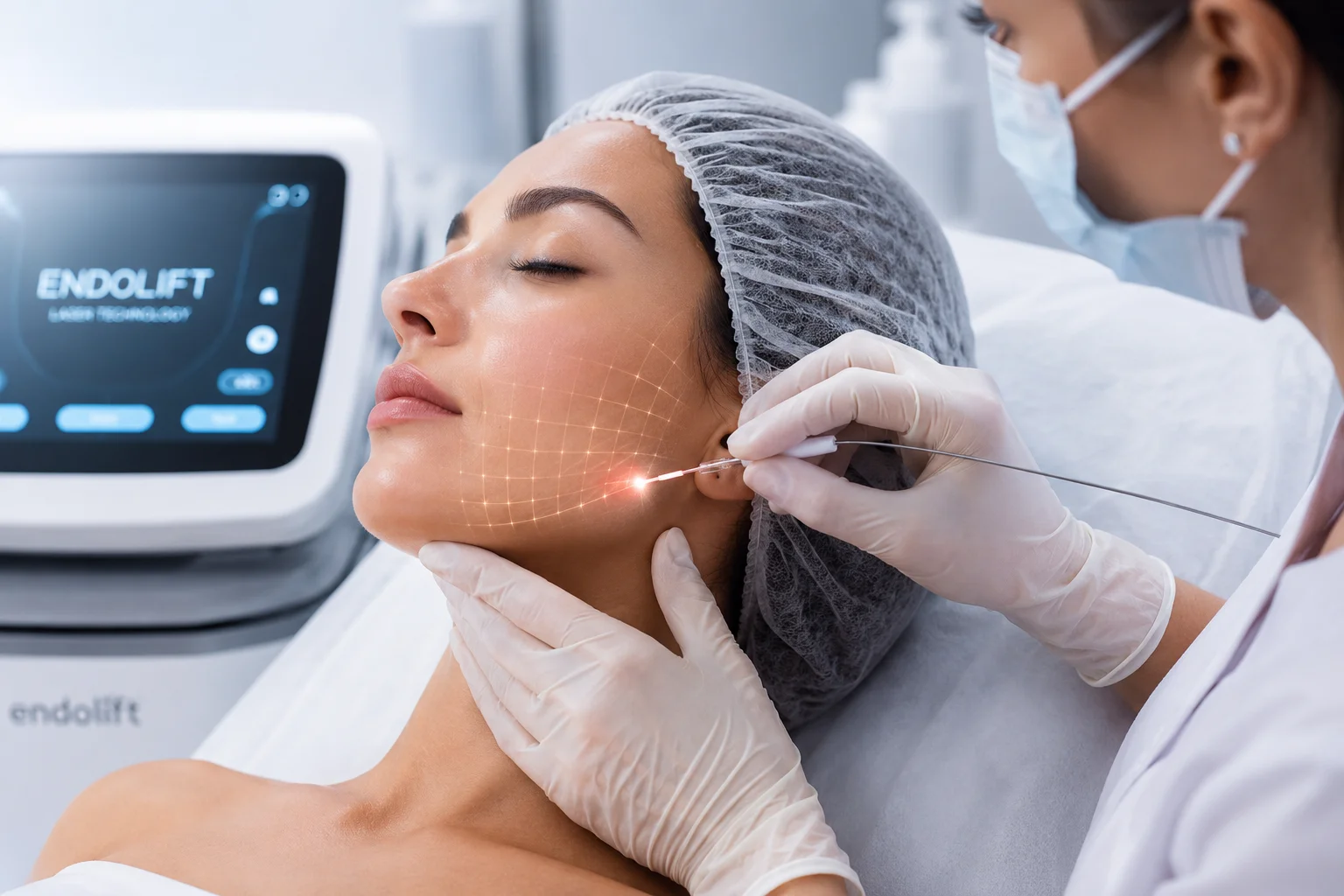 Endolift treatments jawline laser skin tightening procedure