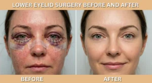 Lower Eyelid Surgery: Before & After - 6 Months