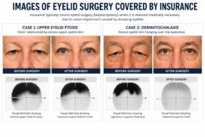 images of eyelid surgery covered by insurance
