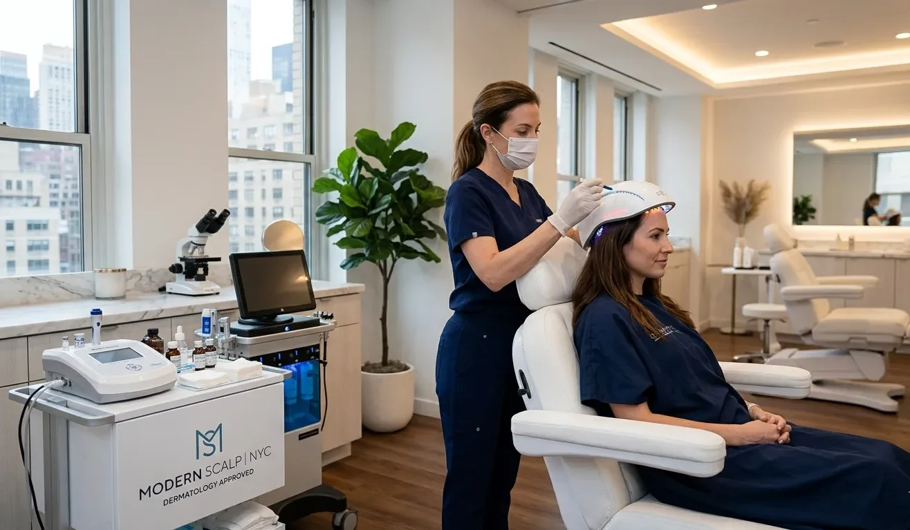 Botox treatment for hair smoothing procedure in NYC medspa