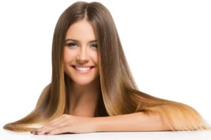 Hair Botox treatment results showing reduced frizz improved shine and deep hair hydration