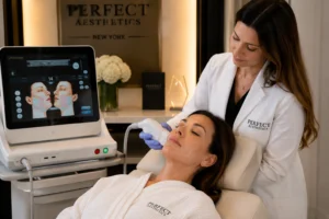Non-surgical skin tightening treatment for natural facial rejuvenation