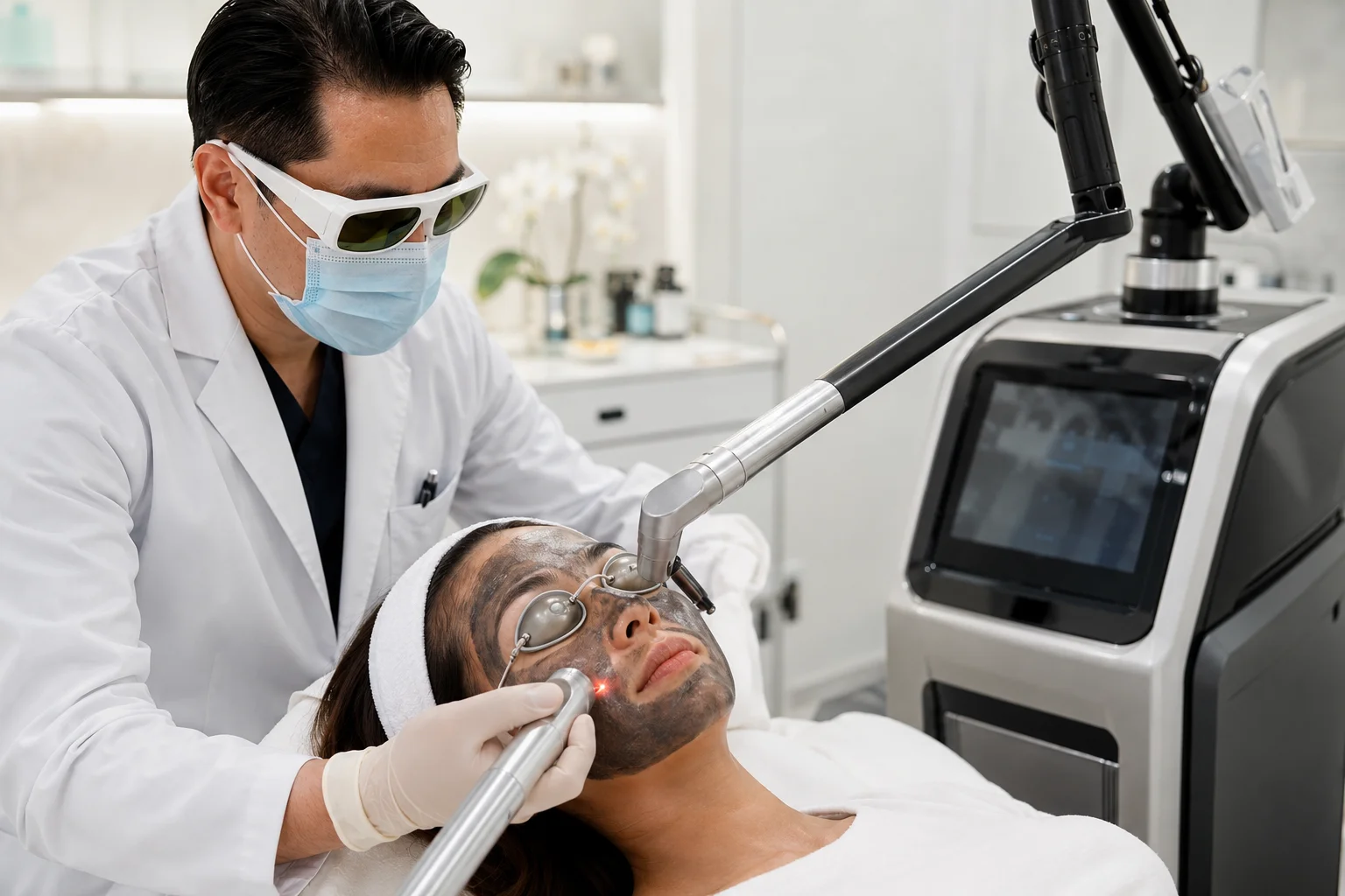 Carbon peel laser near me treatment at ClearLee Perfect Aesthetics in Flushing Queens NYC