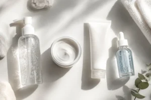 Healthy skin barrier illustration showing proper sensitive skin care routine
