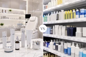 Comparison of medical-grade and store-bought products for sensitive skin care