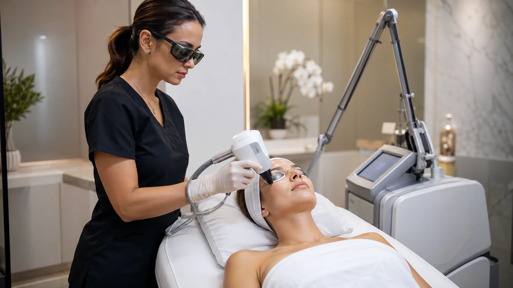 Laser skin rejuvenation treatment performed by an experienced provider in Flushing, Queens.