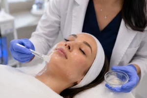 Professional facial services near me at a medical aesthetics clinic