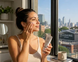 CO2 laser face treatment aftercare and sun protection tips for patients in Queens NYC