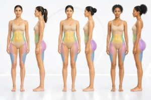 Thin patient skinny BBL body proportion assessment