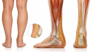 Localized ankle fat contributing to cankles