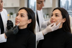PRP vampire injection and dermal filler treatment comparison