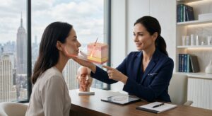 What is an Endolift laser treatment for facial skin tightening