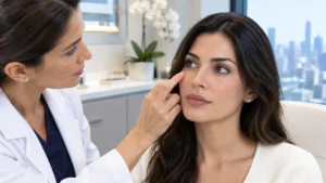 EZ Gel under eye treatment consultation in Flushing NYC