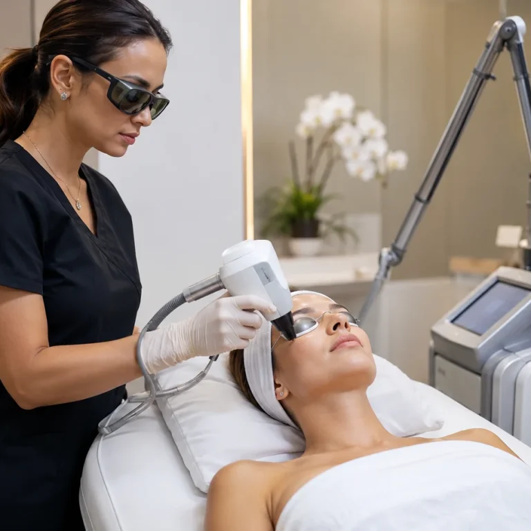 Laser skin rejuvenation treatment performed by an experienced provider in Flushing, Queens.