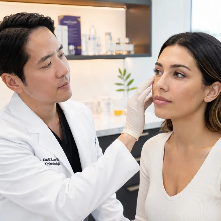 Medical consultation for dermal fillers undereye in Flushing Queens.