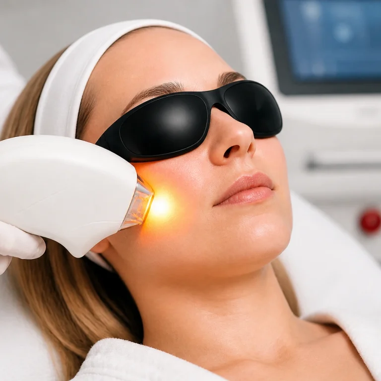 ipl treatment for rosacea facial procedure with IPL device