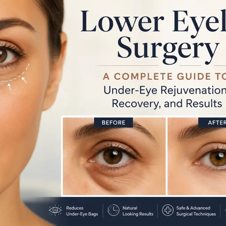 lower blepharoplasty eyelid surgery recovery process